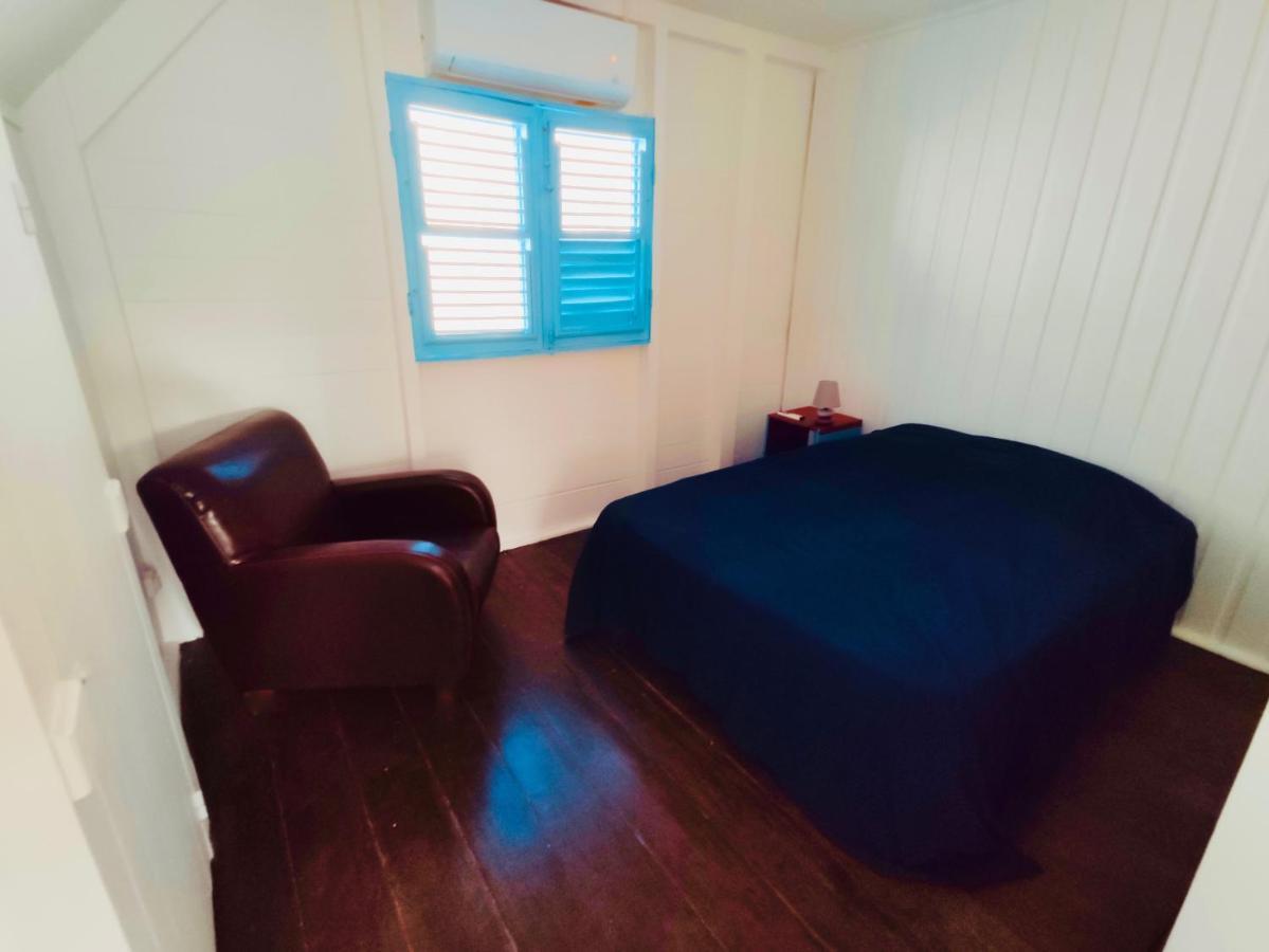 Location Maison Bleue Avec Piscine Privative Au Carbet Martinique 勒卡尔贝 外观 照片